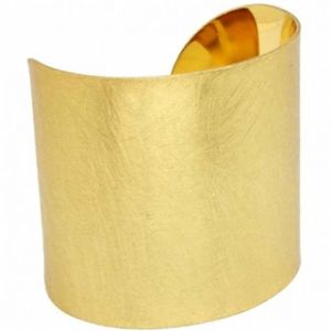 Marketas Plain Matte Gold Cuff Bracelet.jpg